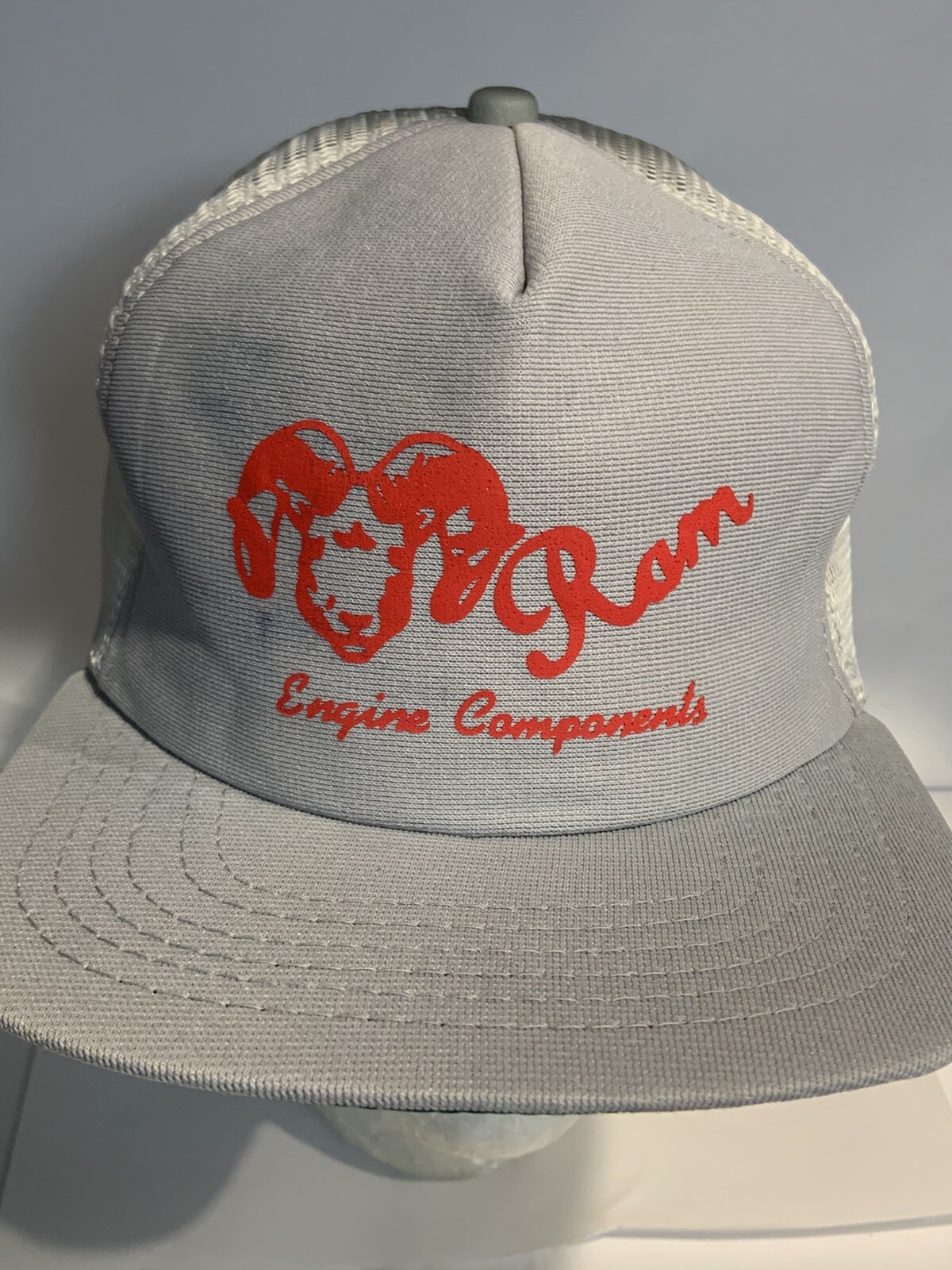 RAM ENGINE COMPONENTS TRUCKER HAT CAP VINTAGE ADJ… - image 1