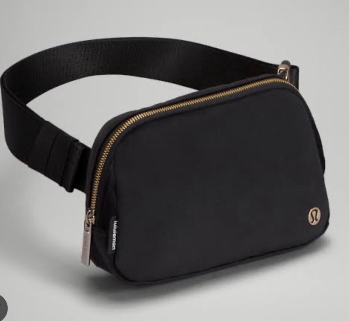 Lululemon Velour Belt Bag 1L Black/Gold