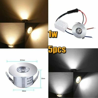 5/15x LED Spot Strahler Mini Einbauleuchte Klein Einbaustrahler Einbauspot Deco - Bild 1 von 4