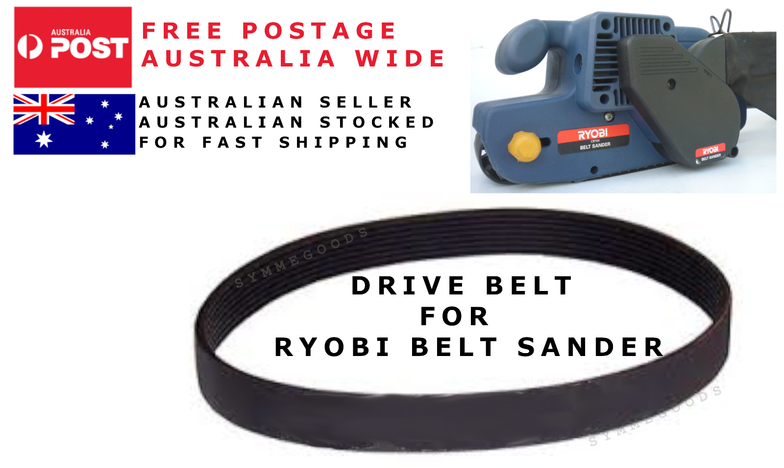 RYOBI BELT SANDER DRIVE BELT CB76 CB76K 