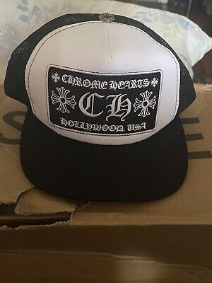 Chrome Heart Hat Black/White Trucker Hat | eBay Chrome Heart Hat Black/White Trucker Hat | eBay