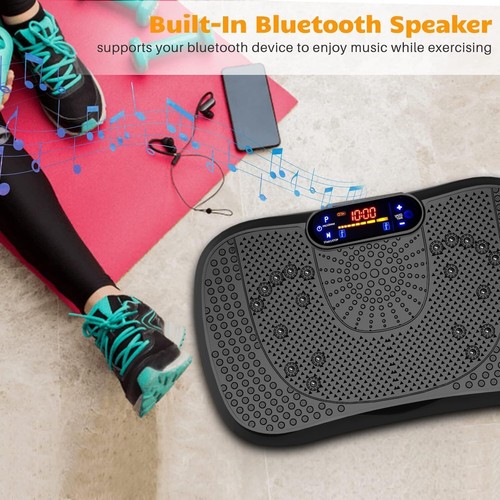 Vibration Plate Exercise Machine, Vibration Plate with Bluetooth and LED Display - Picture 5 of 8