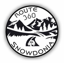 2x Snowdonia 360 Wales Road Trip Driving Car Vinyl Sticker Decal #2001