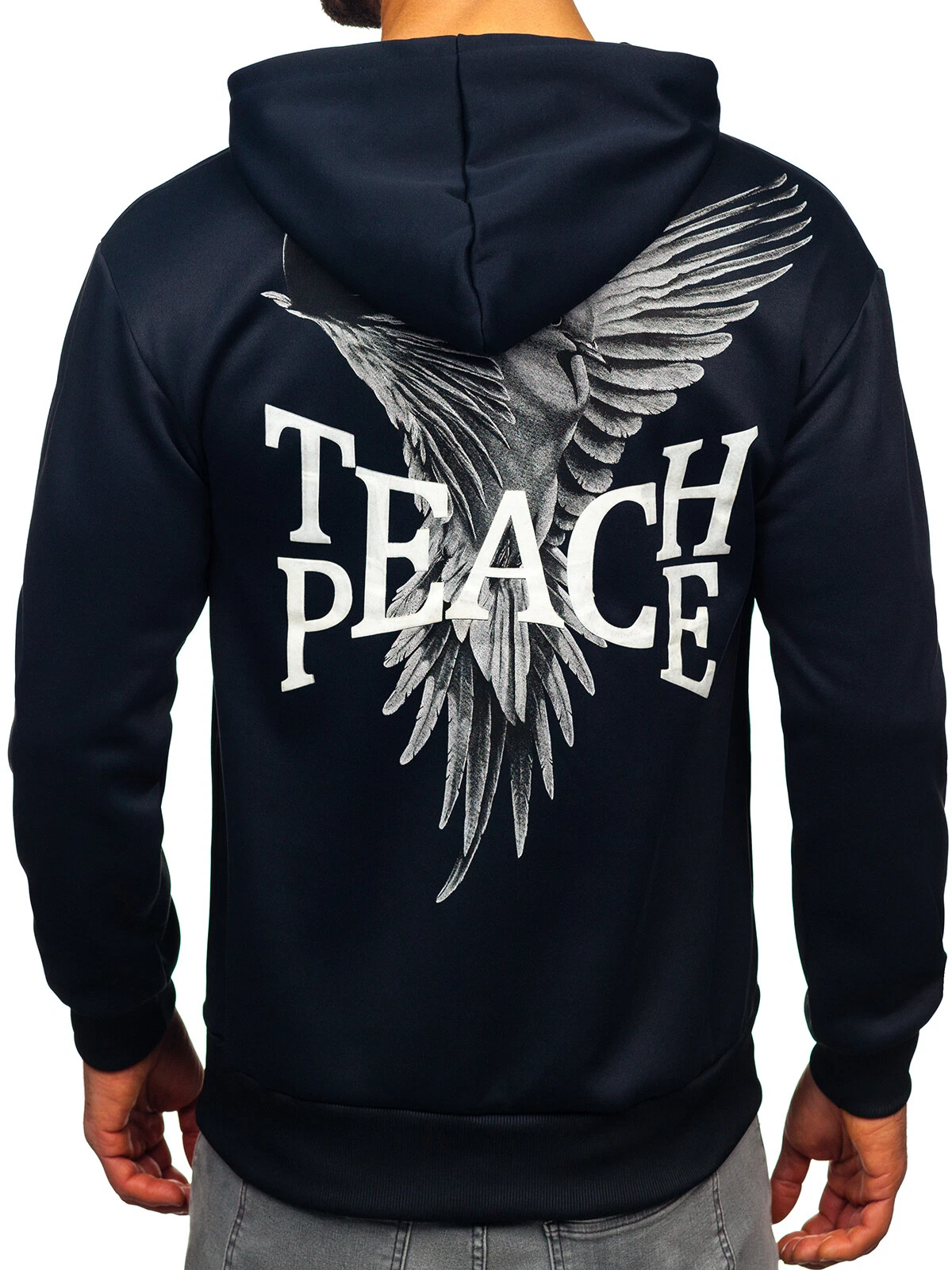 SACAI Felpa con cappuccio pullover felpa con cappuccio stampa classica uomo stampa BOLF