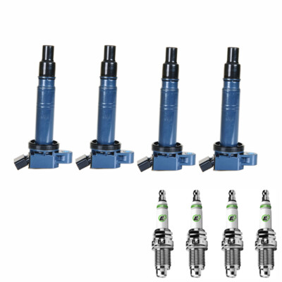 E3 Racing Spark Plugs + UF495 Ignition Coil for 03-13 Toyota Tacoma 2.7L E3.48