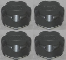 4 Cap Deal Itp Gray Grey Plastic Snap In Wheel Rim Center Caps G110bx 4x110