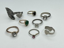 Ring Lot Costume Kids Buried Treasure Fun Project Variety Hearts Lot of 8