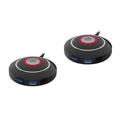  Set of 2 USB-Hub Elektronisch Computer Desktop Case Reset Button