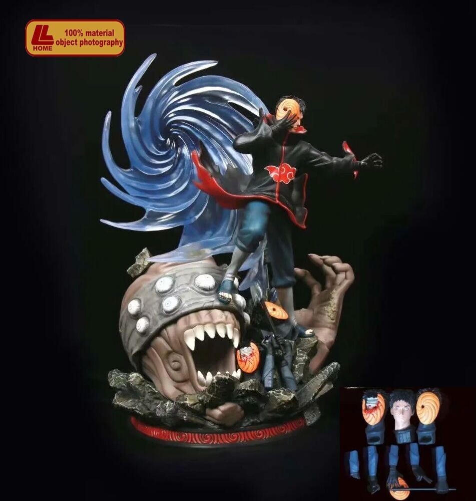 Anime Ninja Shippuden Akatsuki Uchiha Obito 3 heads BIG