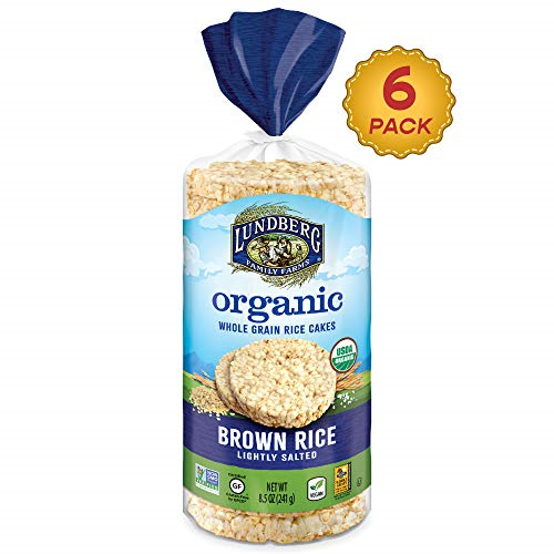 Lundberg Organic Brown Rice Cakes, Lightly Salted, 8.5oz 6 Count, GlutenFree, eBay