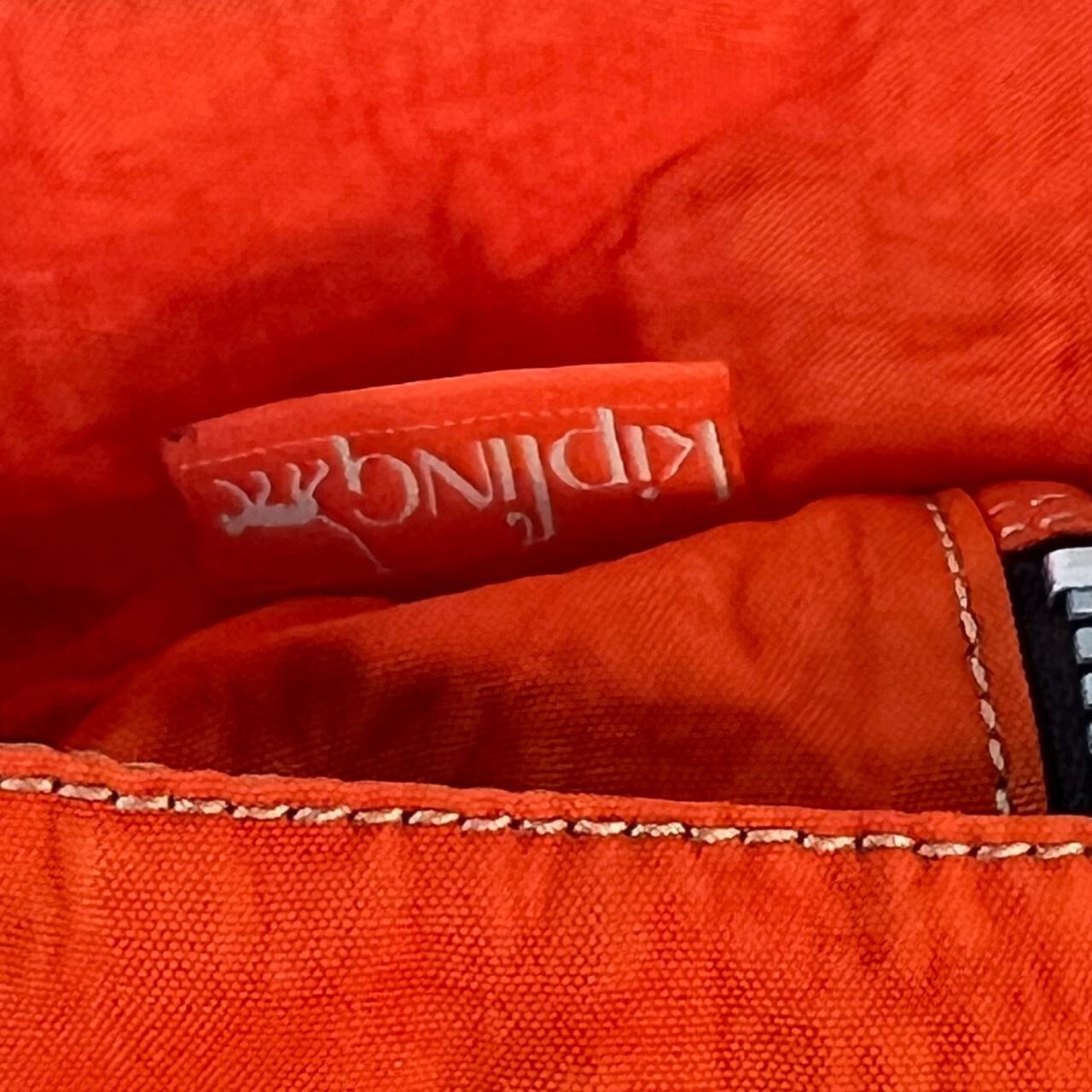 Vintage Kipling Large Backpack Drawstring Style B… - image 14