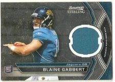 BLAINE GABBERT ROOKIE JERSEY 2011 BOWMAN STERLING JACKSONVILLE JAGUARS MISSOURI