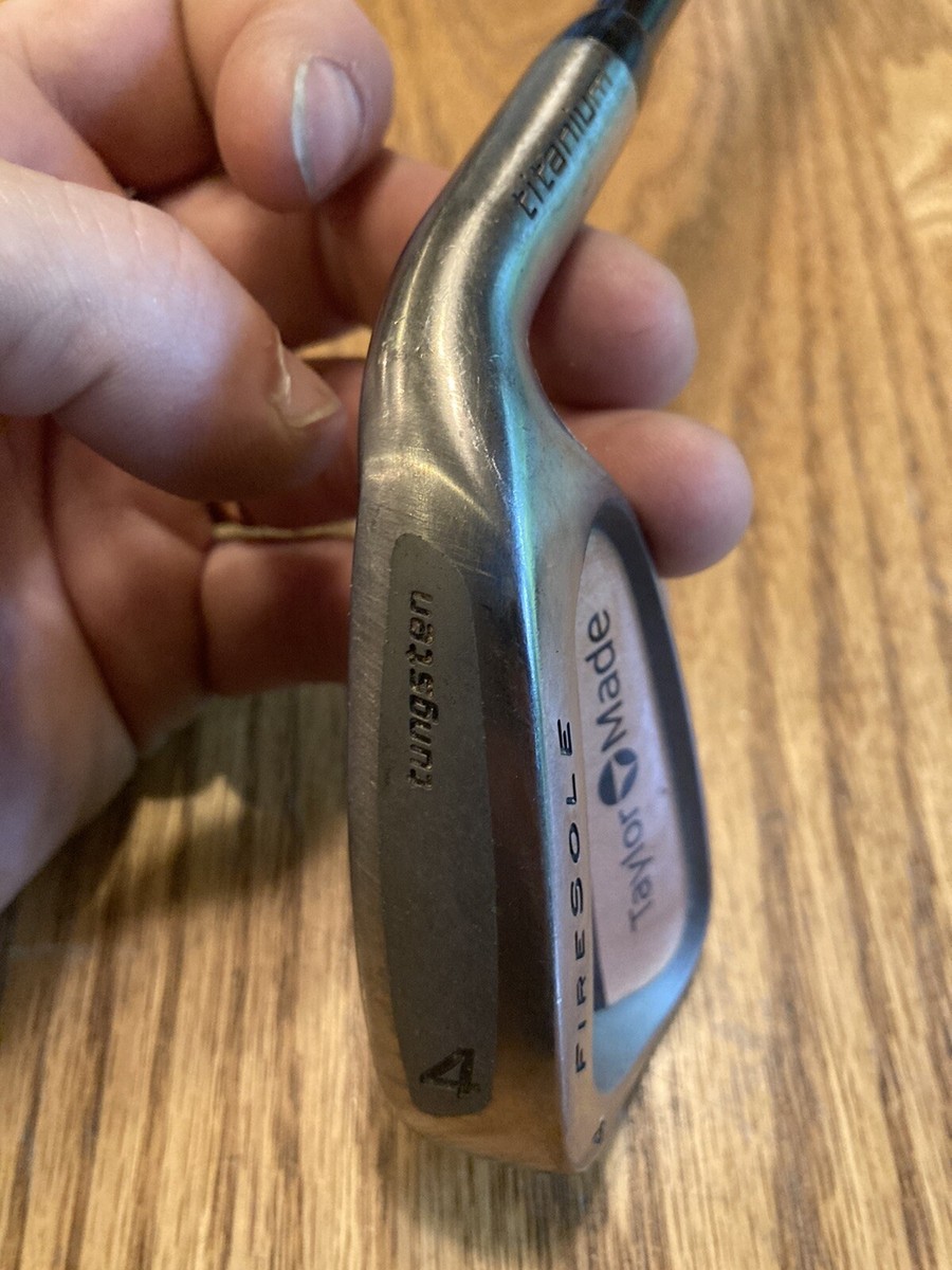 TaylorMade Firesole 4 Iron Titanium Tungsten Bubble L60 Graphite