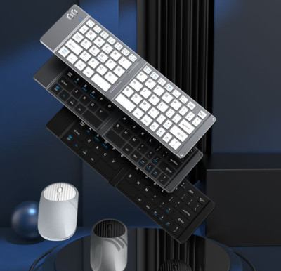 Wireless Mini Folding Keyboard Bluetooth Keyboard For Android System Windows NEW