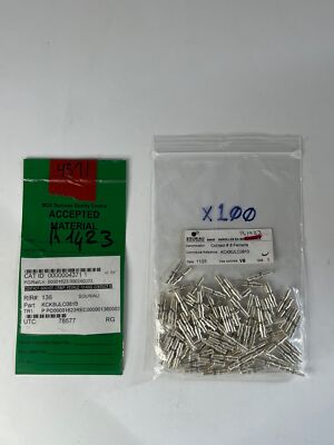 1x ONE PC SOURIAU Silver-Plated Female Crimp Contact Socket 8-10 AWG KCK8ULC0810