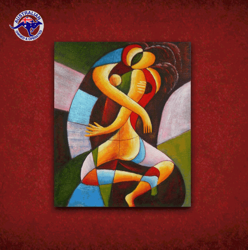 GIFT OF LOVE / Rolled in a Tube, Ready to Hang, Framed-Wooden Frame - Picture 6 of 8