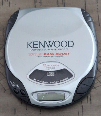 Kenwood DPC-391 Portable CD Player - Bass Boost & Anti-Skip