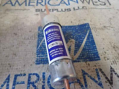 1 New Bussmann Edison ECNR70 70 Amp 250 Volt Dual Element Class RK5 Fuse