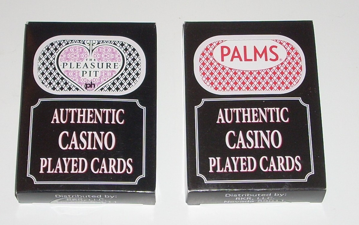 訳アリ 未開封 LAS VEGAS CLUB playing cards 2個 Authentic LAS VEGAS Casino Playing Cards 2 Decks Pleasure Pit