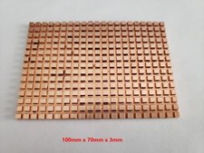 2.5" Hard Disk Solid State Drive SSD 3mm Copper Heatsink Cooling Radiator Plate