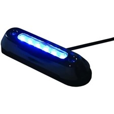 Th Marine Led-Sm7815-B-Dp Stainless Steel Bezel Led Oval Underwater Light Blue