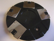 X1 Rock-n-starr 965 Floyd Wheels Rim Center Cap 572-cap Blackchrome 7-18 New