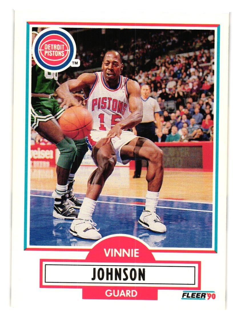 1990-91 Fleer - #57 Vinnie Johnson