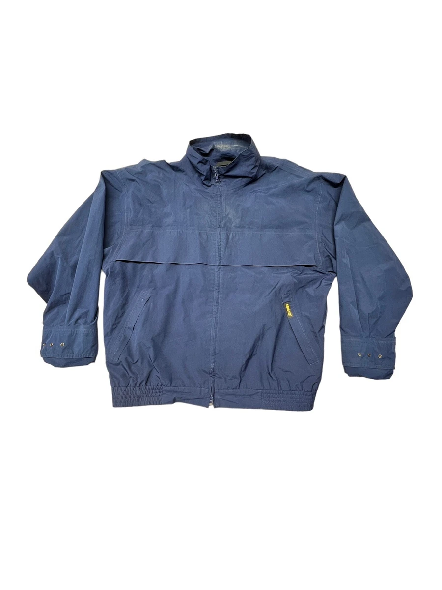 Zero Restriction Gore Tex Golf Jacket Navy Blue Mens X Large L