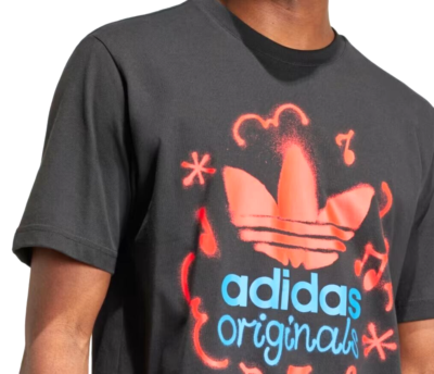 NEW MEN'S ADIDAS ORIGINALS MUSIC NOTES TREFOIL TEE SHIRT ~SIZE