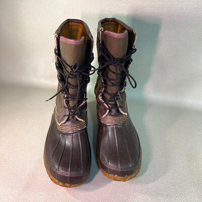 Rocky Vtg Gore-Tex Brown Leather, Olive Green Canvas Rubber 11.5” Boots, Sz 8 Rocky Outback GORE-TEX® Waterproof Hiker Boot – Rocky Boots main image 2