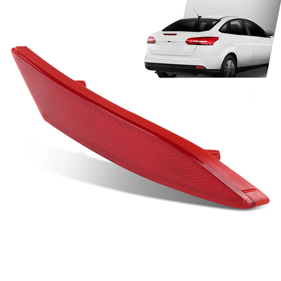 Fit For 2012-2018 Ford Focus Sedan Rear Bumper Reflector Right Side FO1185101 Foto 2 de 4