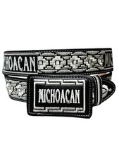 Cinto Michoacan Cinto vaquero Piteado Michoacan Western Cowboy style belt