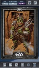Star Wars Card Trader Digital Card 2015 CTI Illustrated Gamorrean Guard 296cc