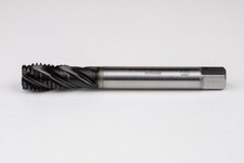 Haas M18x2.5 M HSS-E Spiral Flute Tap, 14mm Shank x 25mm Thread Length, 2.5XD
