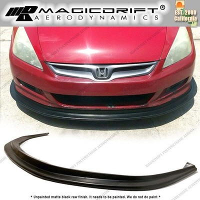 For 06 07 Honda Accord 2DR Coupe JDM MDA Style Front Bumper Lip Spoiler Urethane