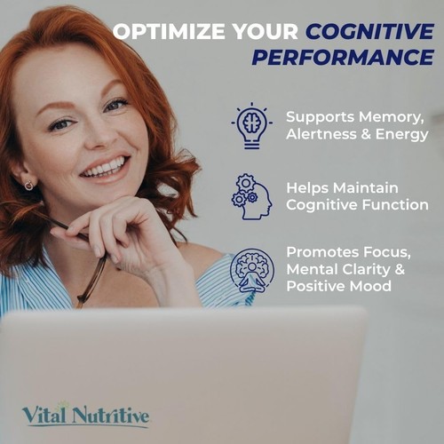 Vital Nootropic 12-in-1 Brain Supplement for Memory, Focus  Energy Support – ... - Picture 2 of 8