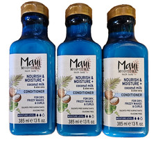 Maui Moisture CONDITIONER COCONUT Milk for Dry Hair 13oz  3 pack 