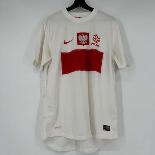 Authentic Nike Poland 2012-13 Home Football Soccer Jersey Kit 450508-105 Large