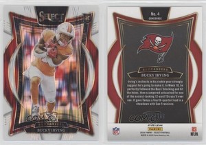 2024 Panini Select Concourse White Shock Prizm /199 Bucky Irving #4 Rookie RC