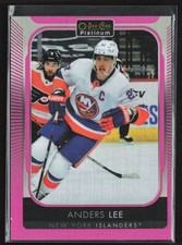 Anders Lee 2021-22 O-Pee-Chee Platinum Matte Pink #70 New York Islanders