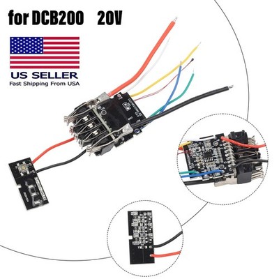 New Protection Circuit Board For for DCB200 Compatible with 20V MAX Power Tools