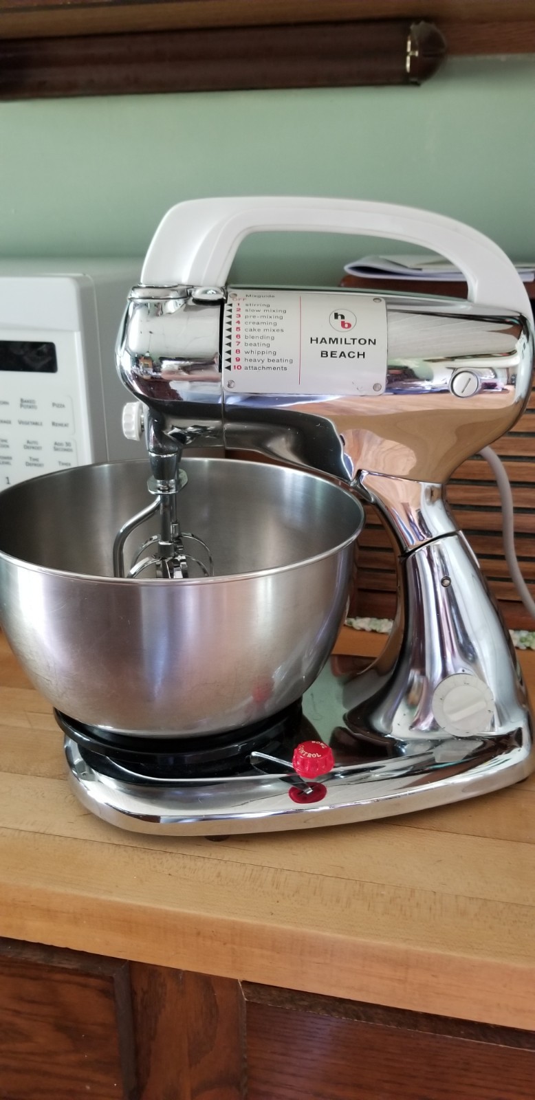 Vintage 1964 Hamilton Beach Stand Mixer Model K Clean Complete WORKS READ