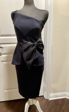 Lucian Matis Dress One Shoulder Womens LBD SZ Small Holidays SALE
