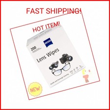 ZEISS Pre-Moistened Lens Cleaning Wipes, 200 Count
