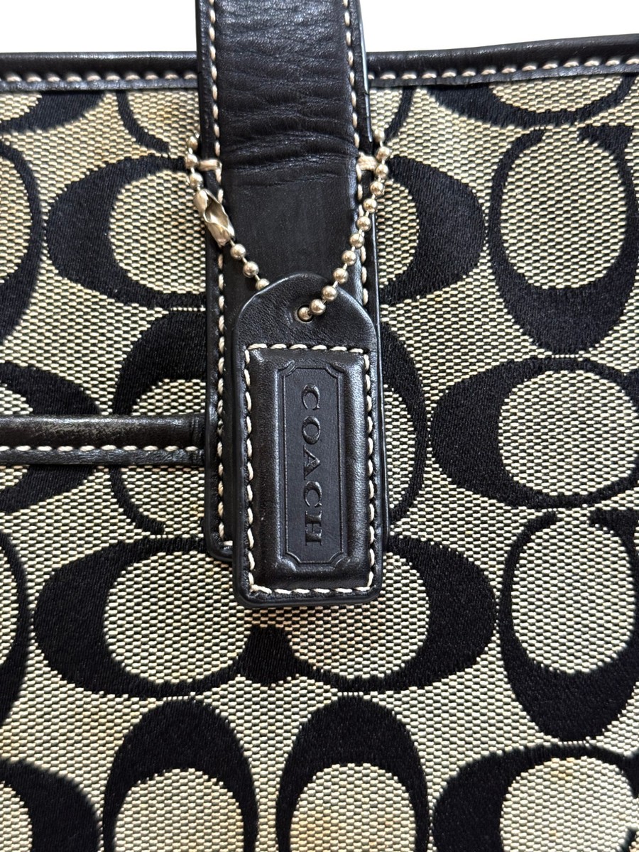 NICE Coach Vintage Y2K Black Hamptons Signature Business Multi