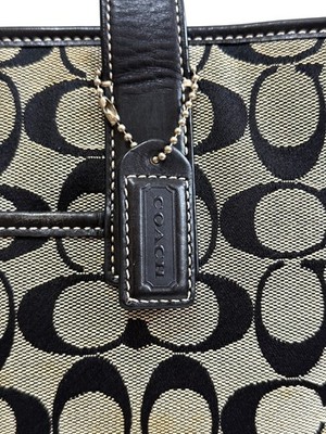 NICE Coach Vintage Y2K Black Hamptons Signature Business Multi