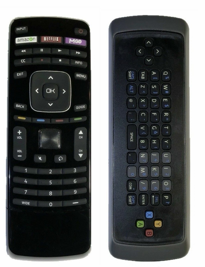 Control Xrt302 W Qwerty Keyboard For Vizio Smart Tv