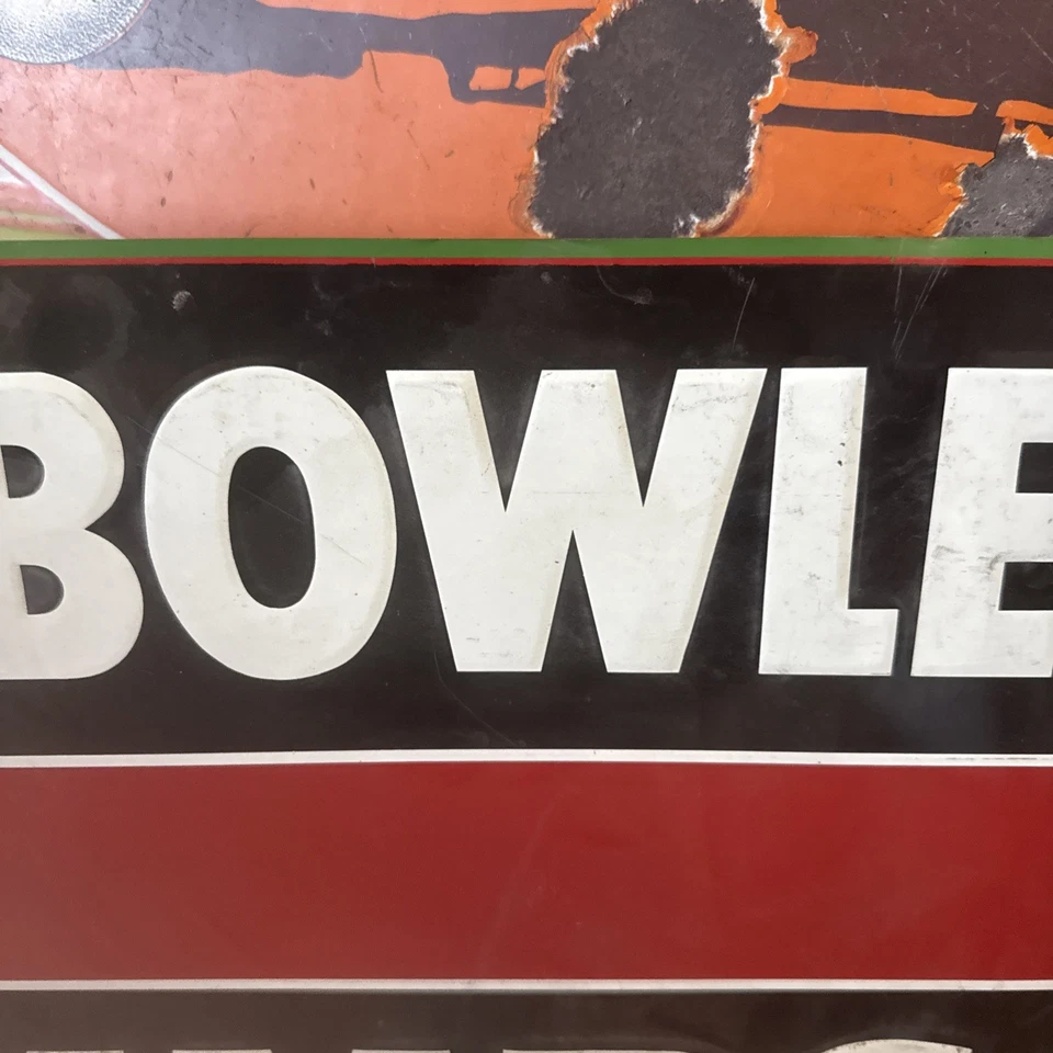 "BOMBA GRANDE ORIGINAL LAYNE & BOWLER METAL PINTADO NO PORCELANA SIGNO 30X18"" LA" Foto 4 de 4