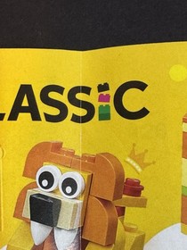 LEGO 10709 Classic Orange Creativity Manual ONLY