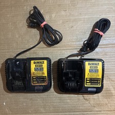 DeWalt DCB112 Max 12V / 20V Lithium-Ion Battery Charger 2 Pack works Read Desc